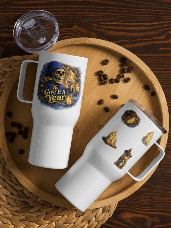 ''Give It A Year'' Travel Mug with a Handle product image (4)