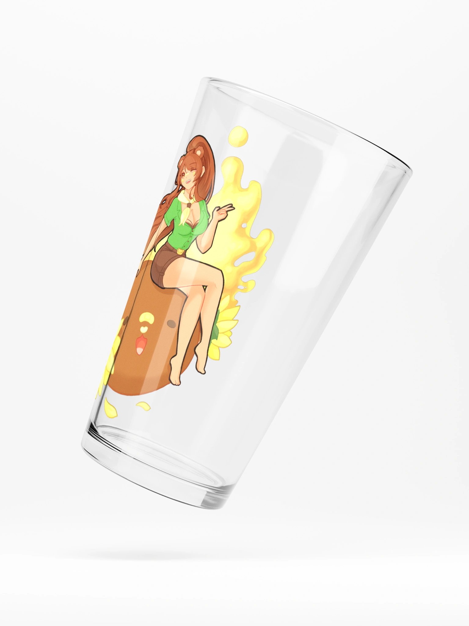 Bear's Anime Pint Glass product image (5)
