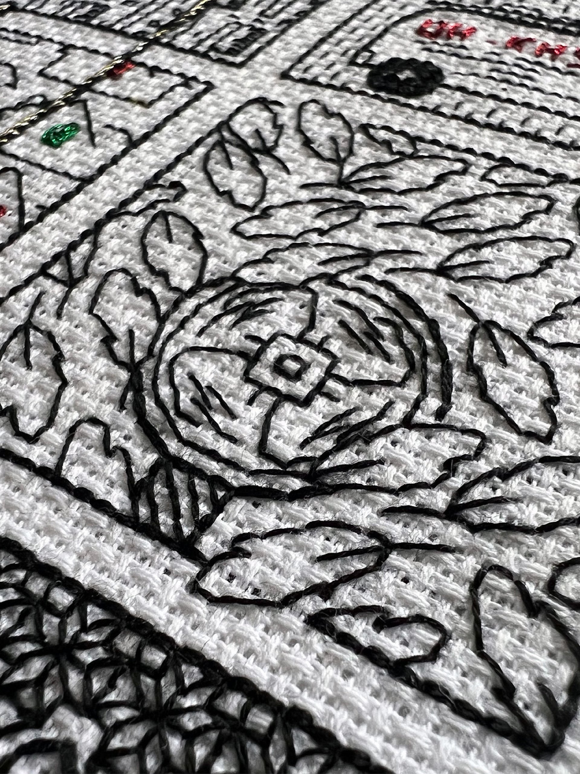Keep The Change • Blackwork Cross Stitch Pattern • PDF Digital Download product image (7)