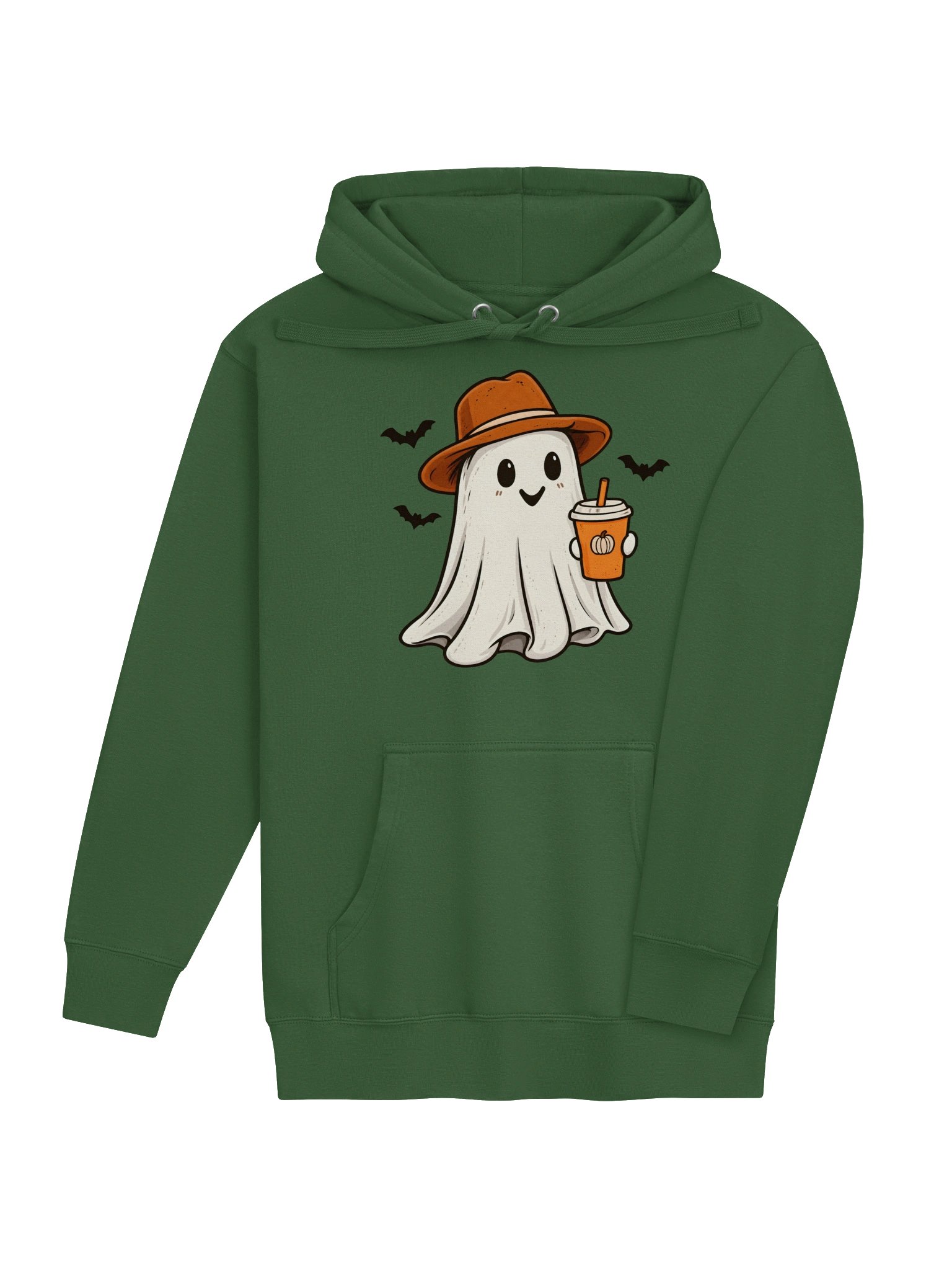 UnspokenMinds Minds Cowboy Ghost and Pumpkin Drink Halloween Hoodie product image (4)