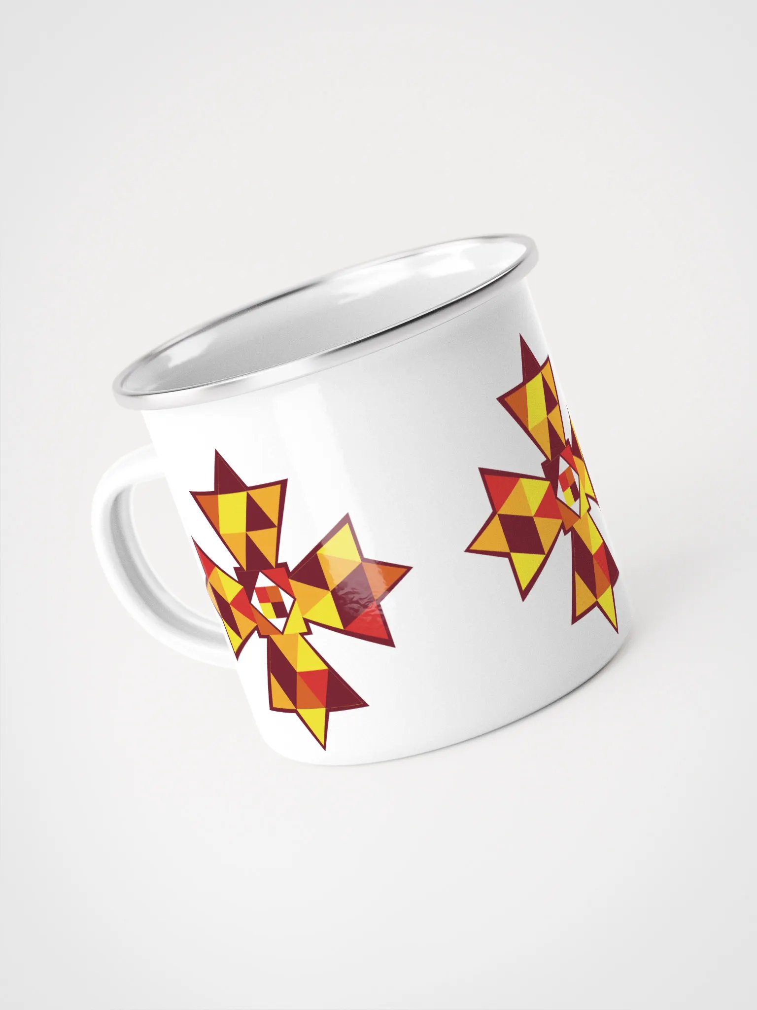 Starry Geometric Enamel Mug product image (4)