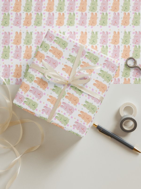 Pastel Bunny Gift Wrap Set (Set of 3) product image (5)