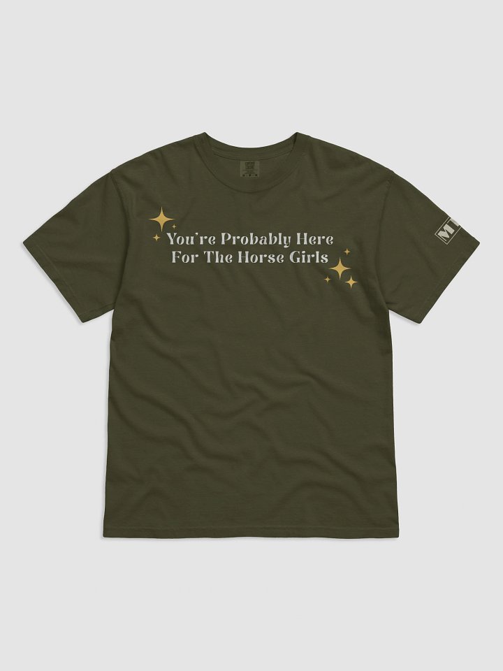 You're Probably Here For The Horse Girls Embroidered Tee product image (1)