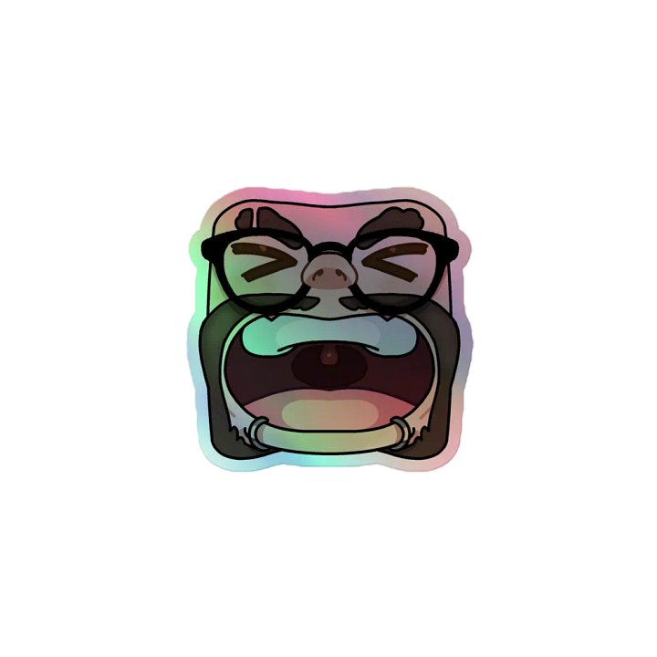 Big Laugh Herb Holo Sticker product image (1)