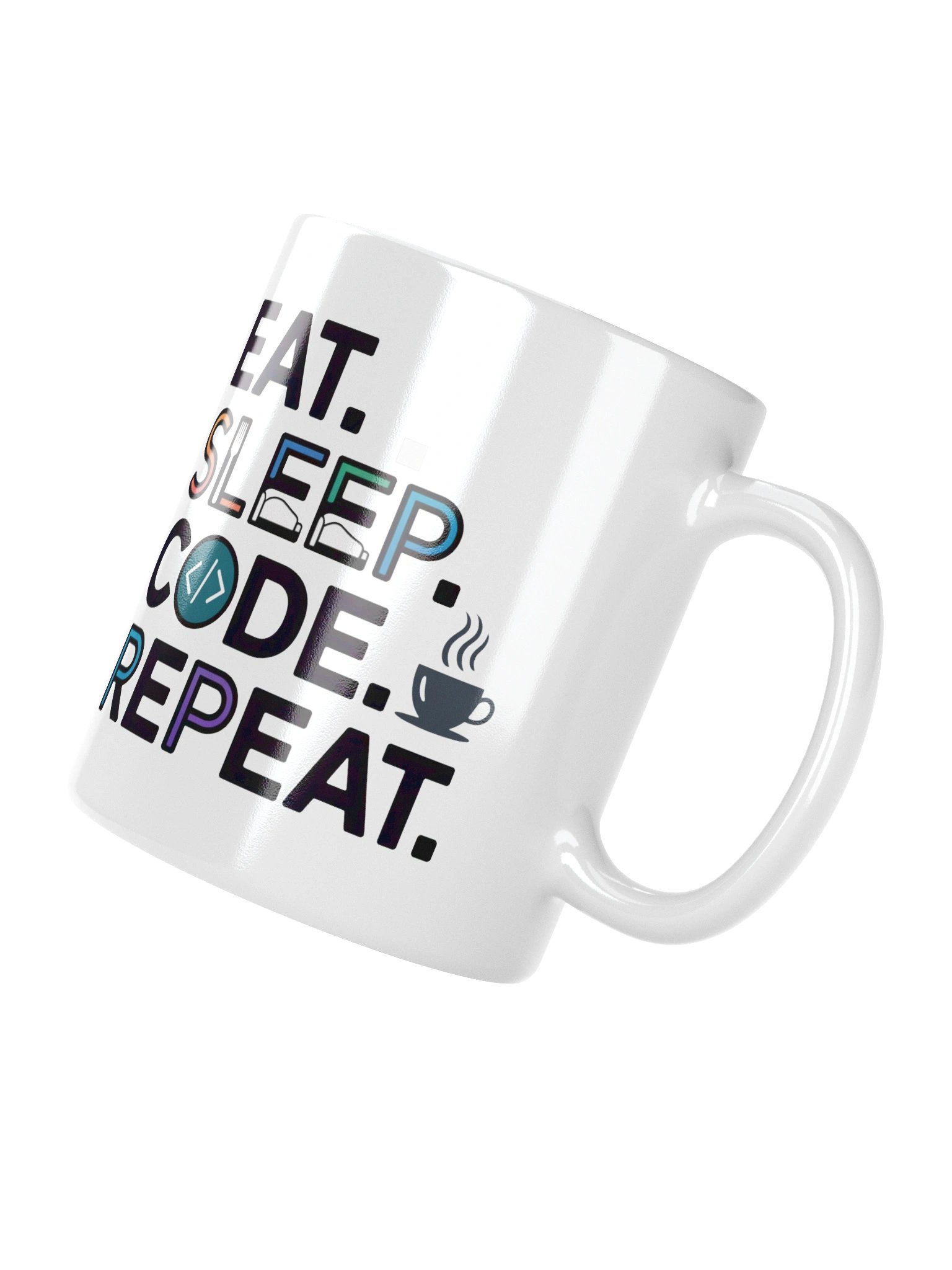Eat Sleep Code Repeat Programmer Coffee Mug product image (10)