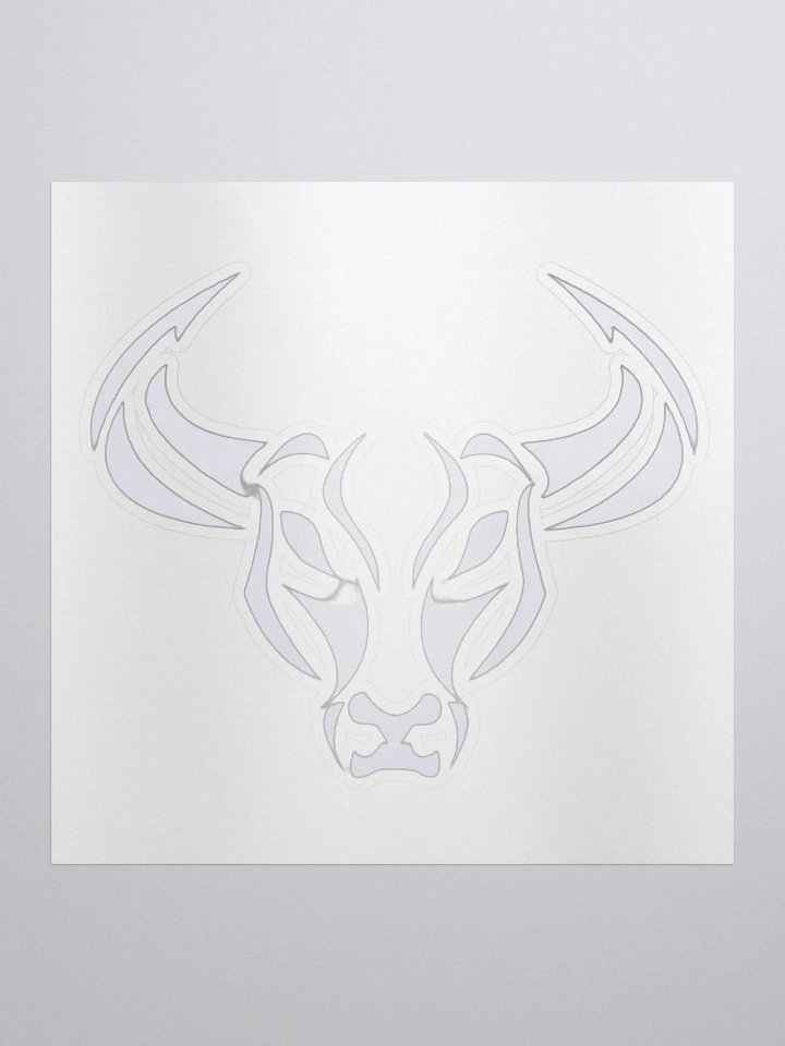 dmiills White Kiss Cut Sticker product image (1)