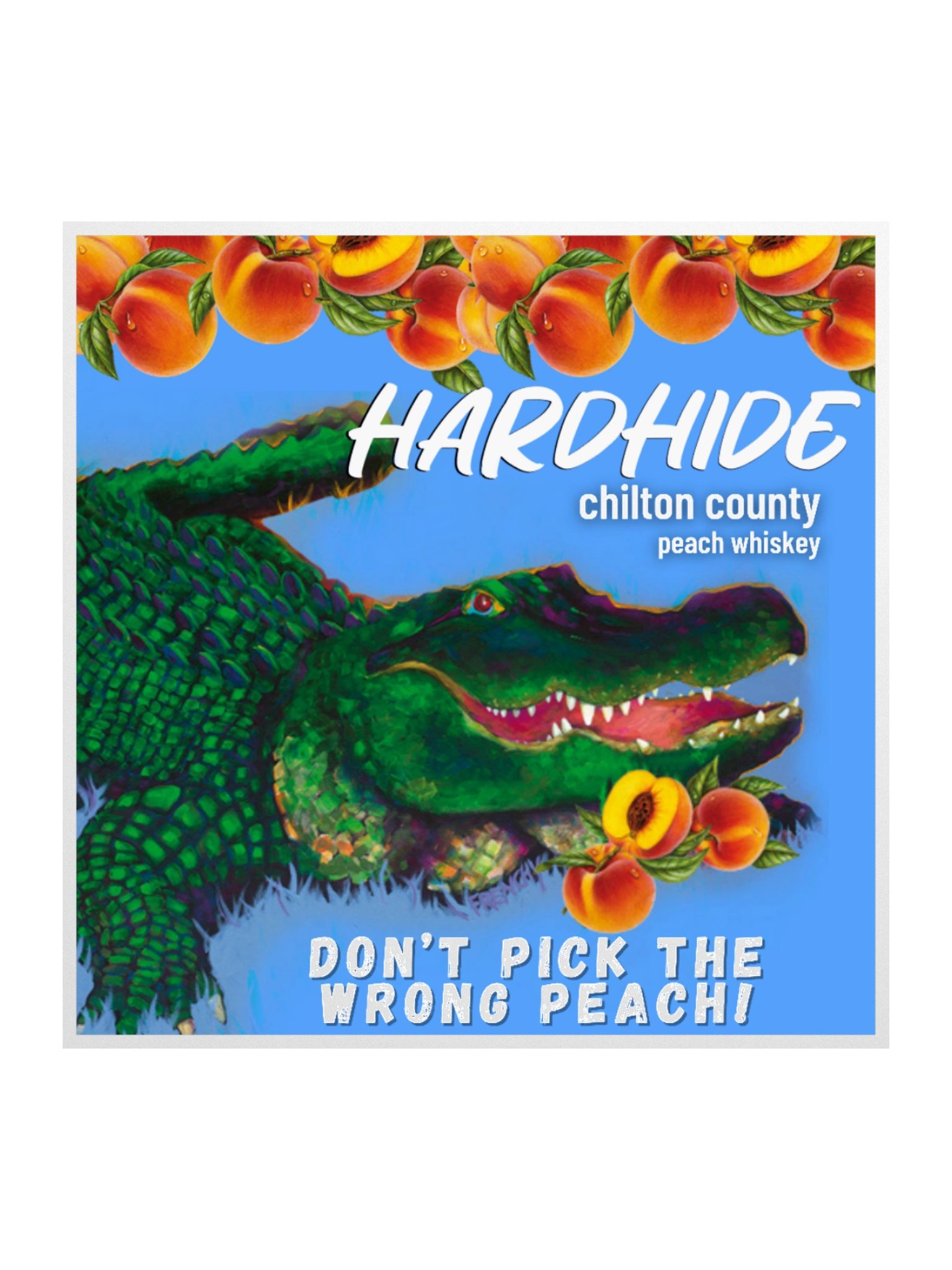 Hardhide Peach Whiskey Stickers product image (2)
