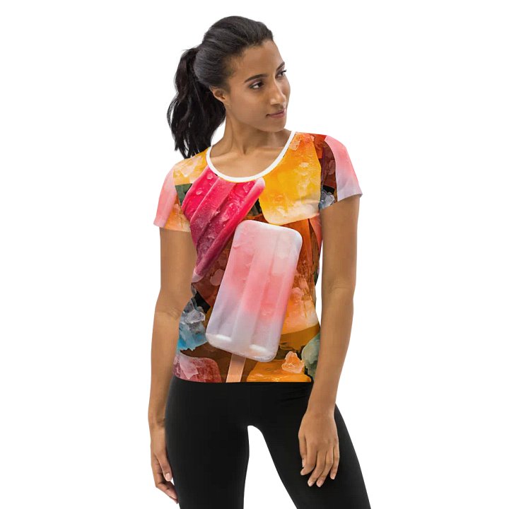 Summer Popsicle Paradise Women's Athletic Tee product image (1)