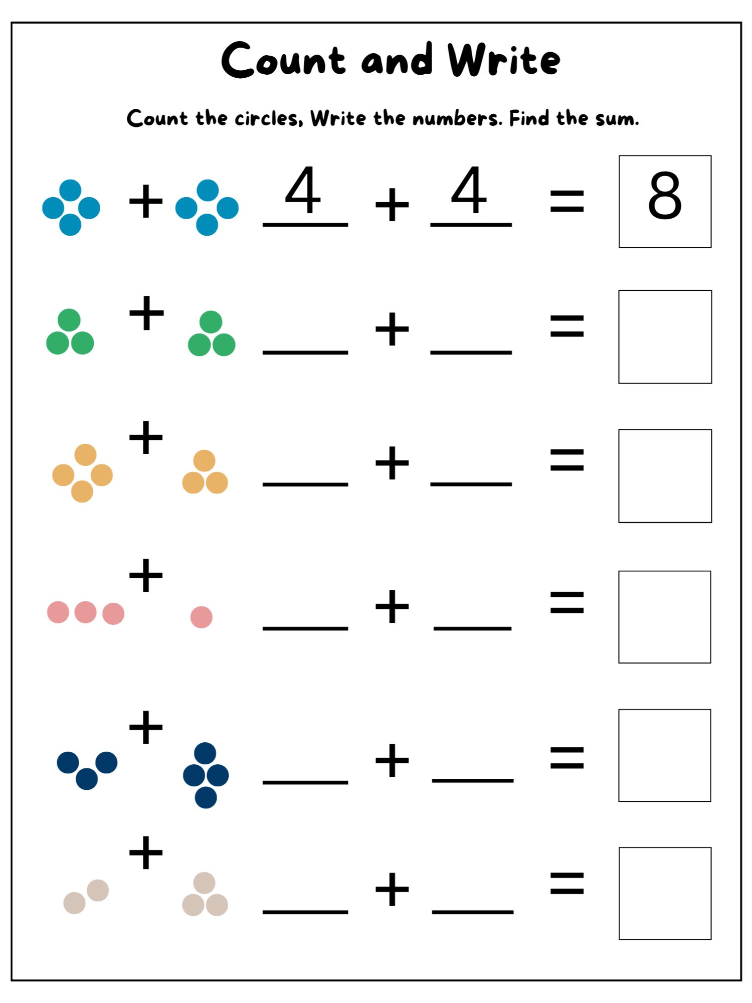 My Addition Workbook product image (4)