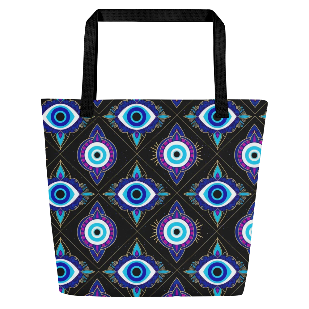 Evil Eye Protection -All-Over Tote Bag product image (1)
