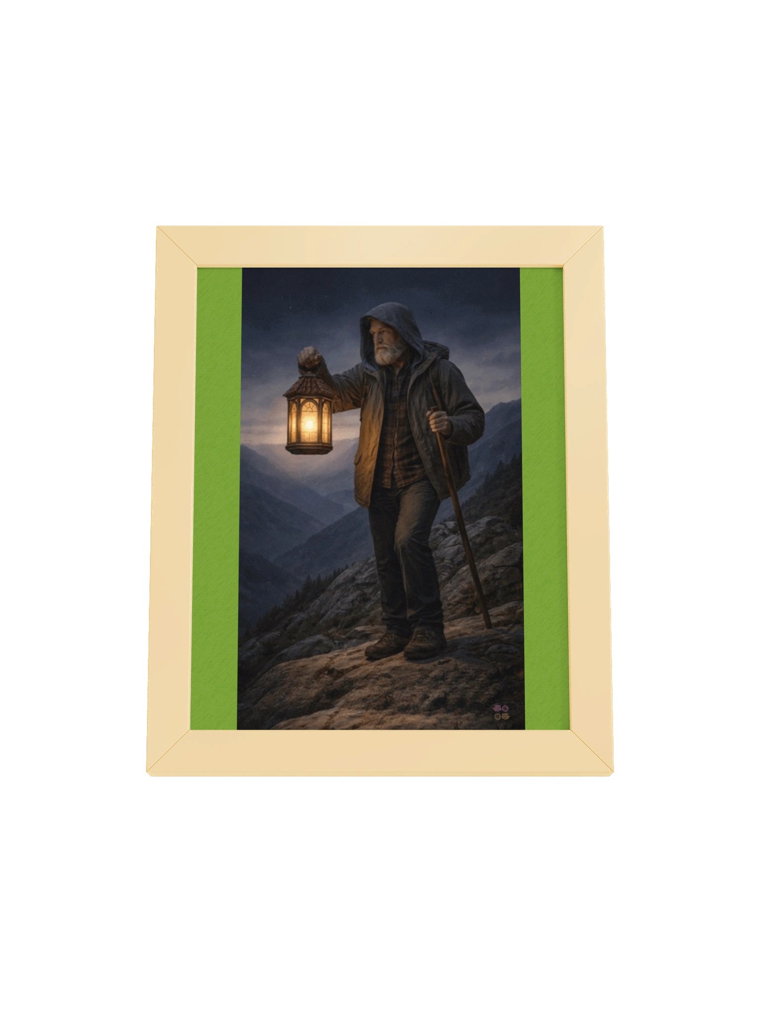 9 The Hermit Tarot Art Framed Poster product image (1)