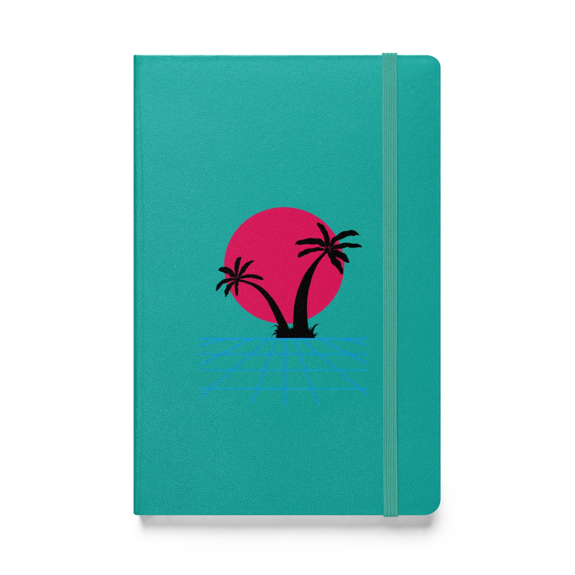 Retro Sunset Hardcover Notebook product image (1)