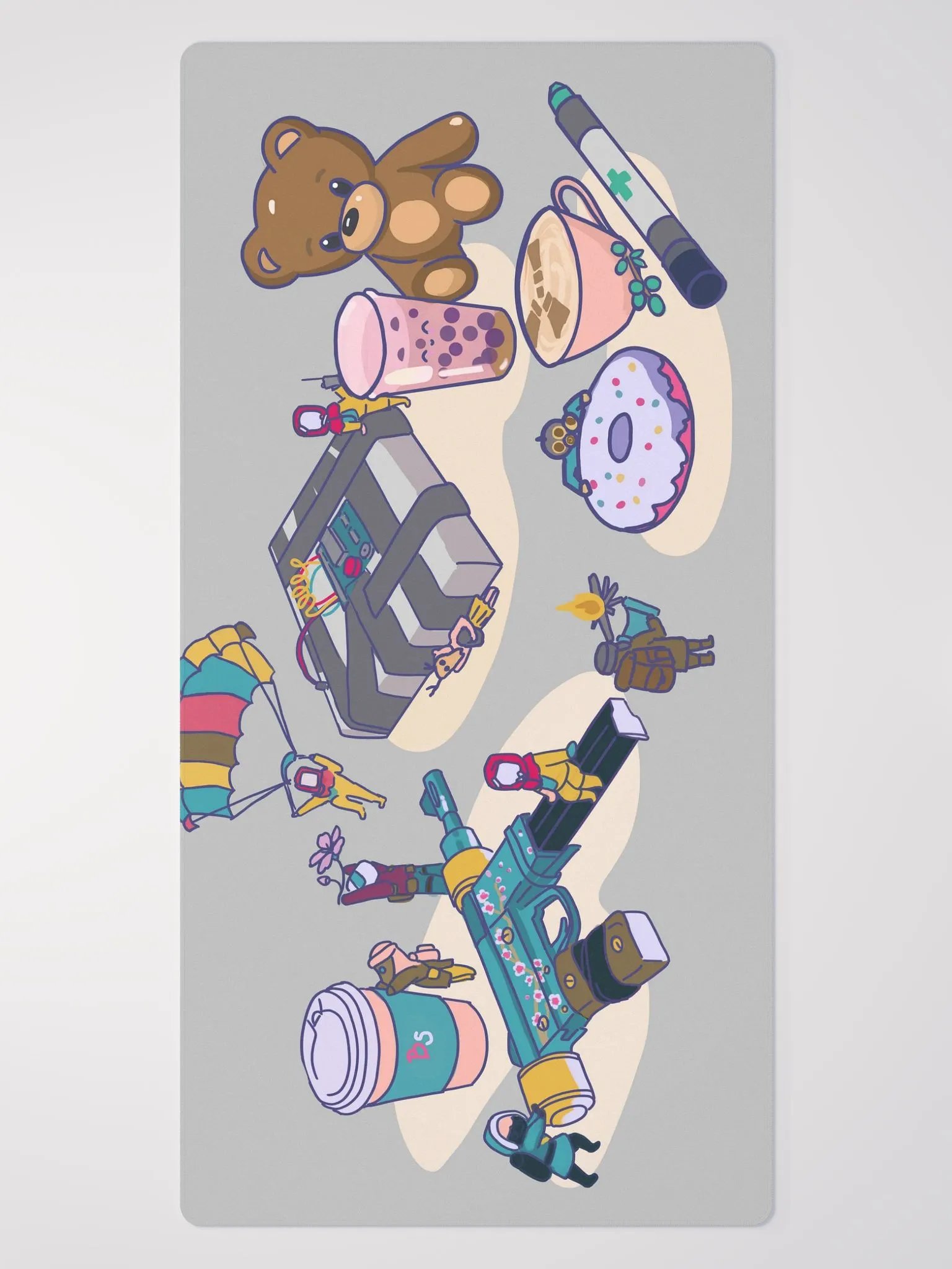 Rust Hazzy Chibi Mouse Pad - Grey product image (2)