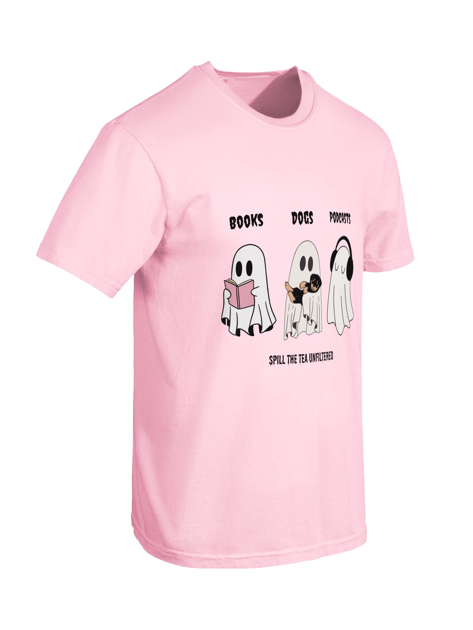 Books Dogs Podcasts Cozy Tee product image (100)