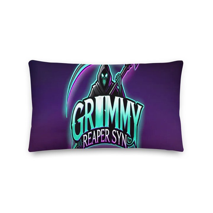 GrimmyReaperSyn: Embrace the Shadows Pillow product image (5)