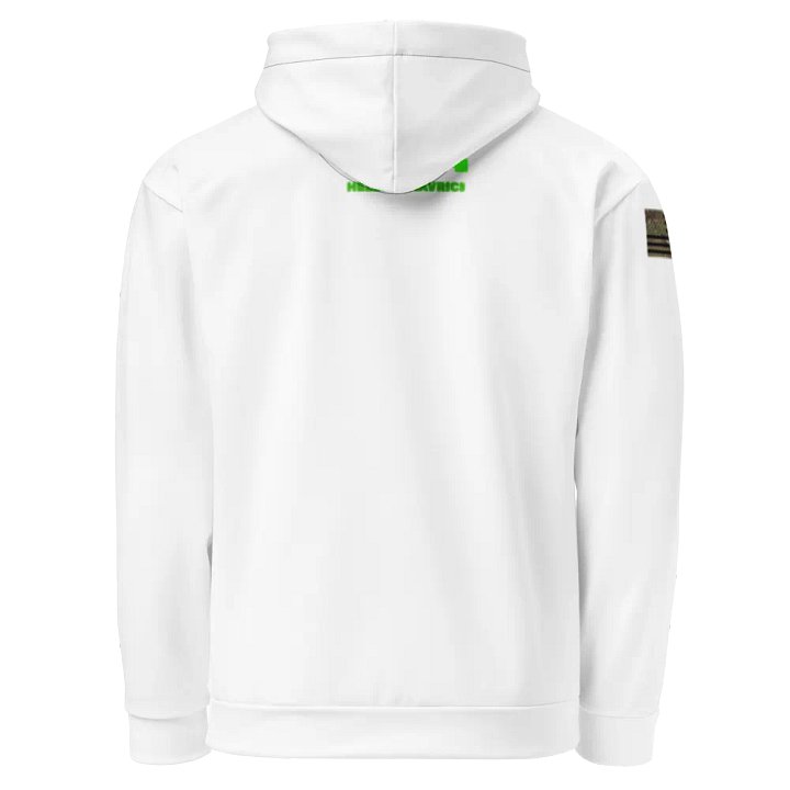HELLKATMAVRICK #5 ALL WHITE HOODIE WITH POCKET product image (2)