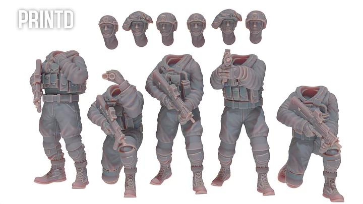 Israeli Defence Forces - Modern Warfare Wargame Hobby Resin Scale Models product image (2)