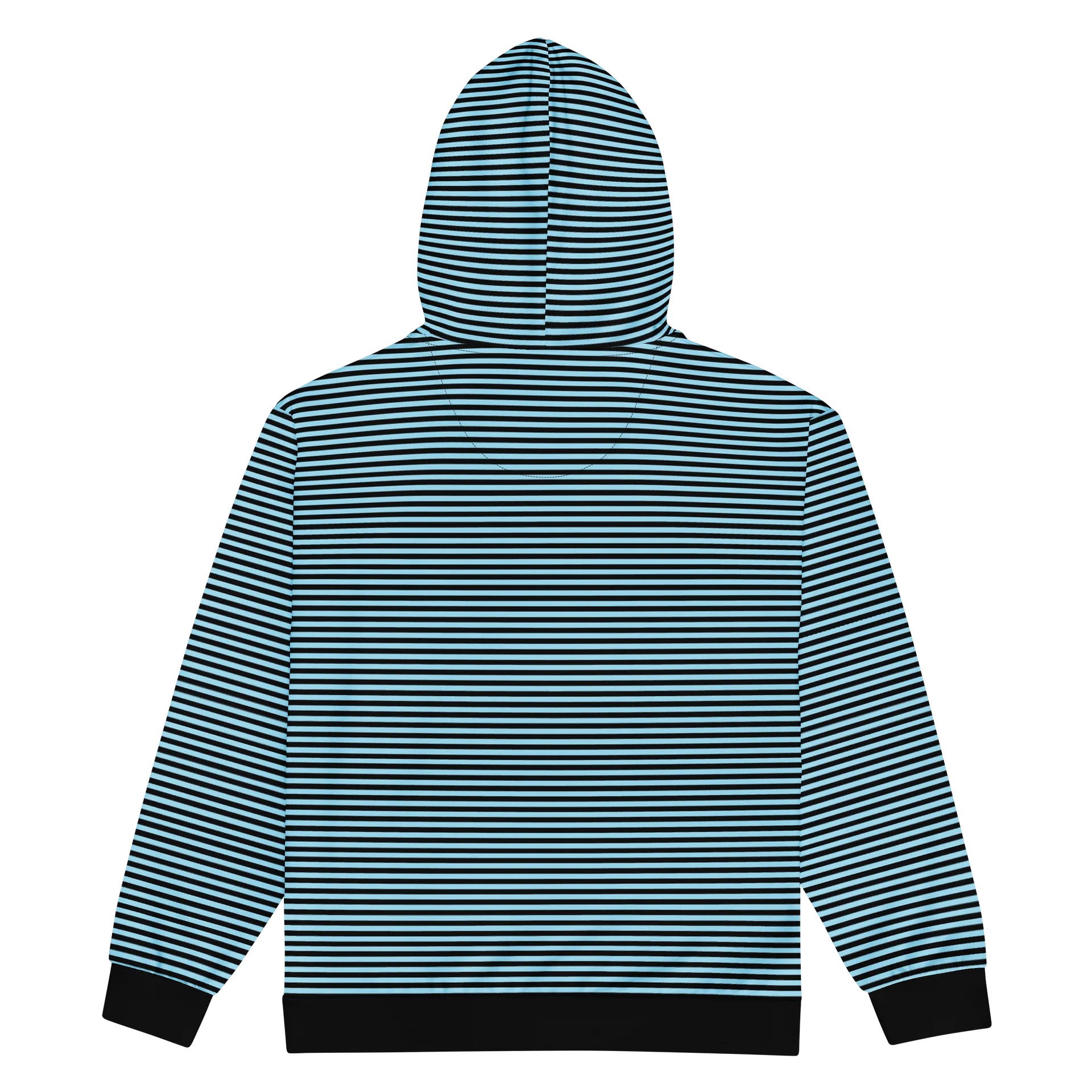 Pastel Pink and Blue KatSkull Stripped Hoodie product image (2)