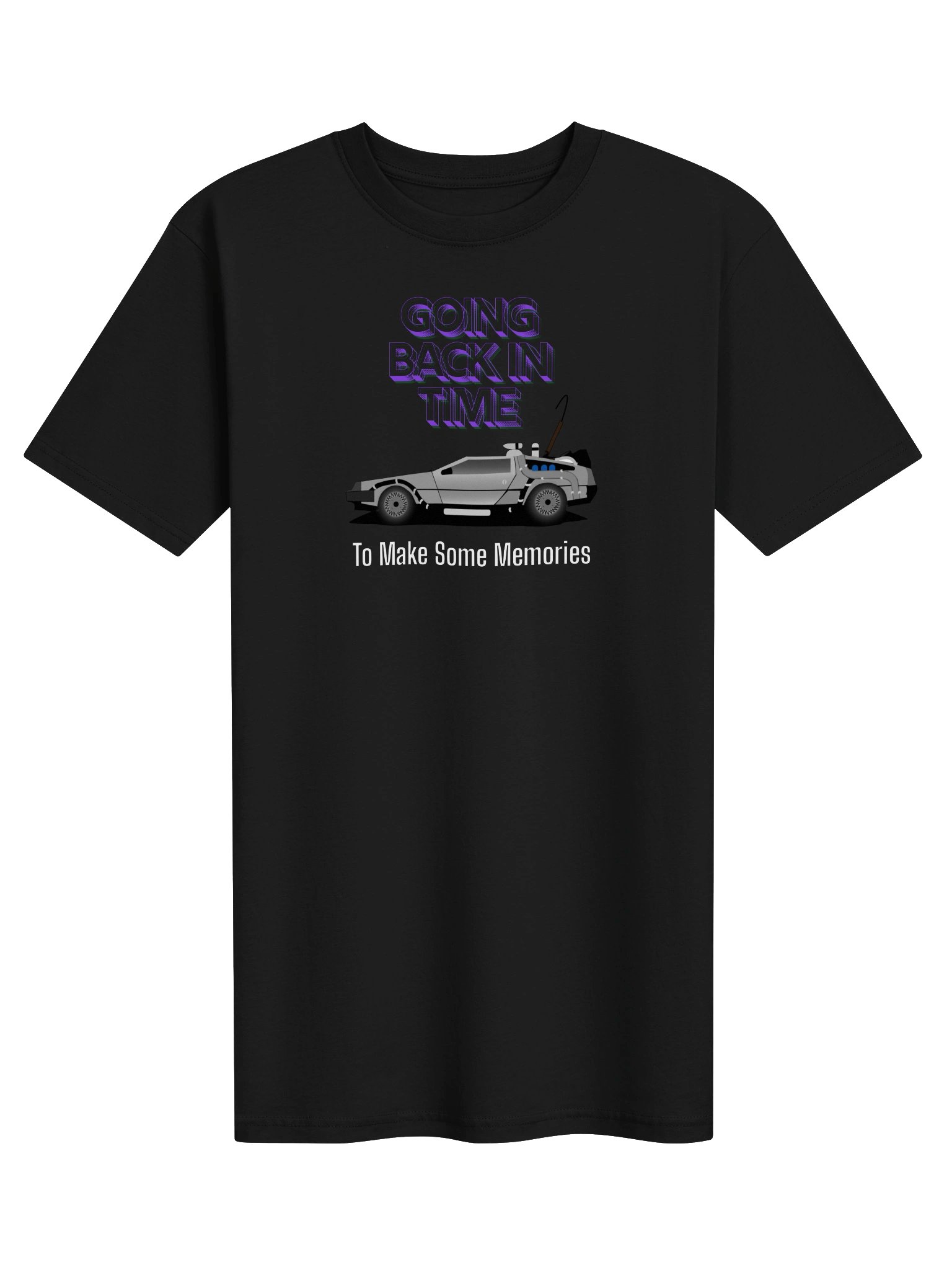 Black Back In Time Tee product image (1)