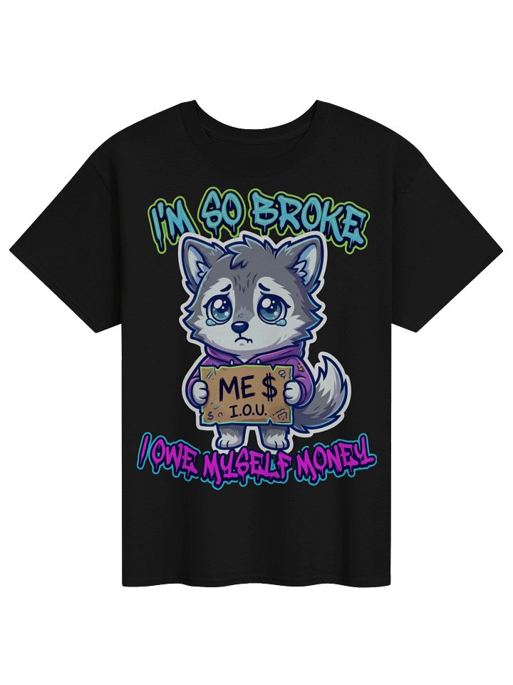 I'm So Broke I Owe Myself Money – T-Shirt product image (1)