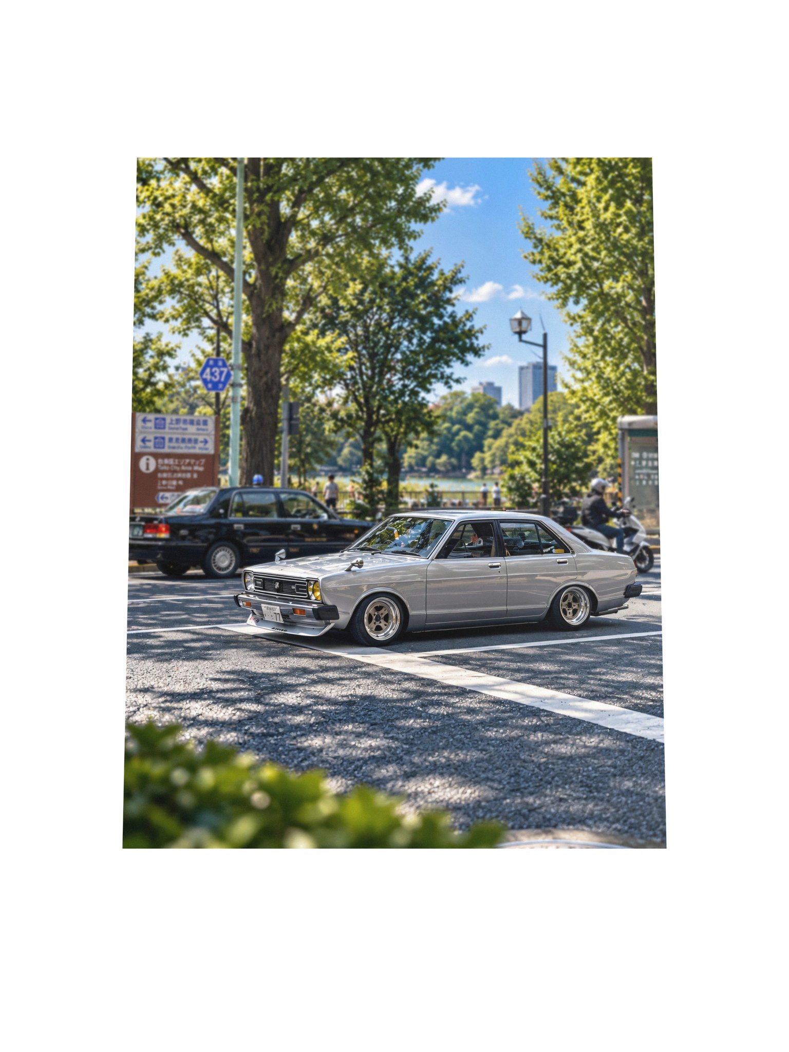 Datsun Sunny B310 at Ueno Park, Tokyo | Photo Print product image (4)