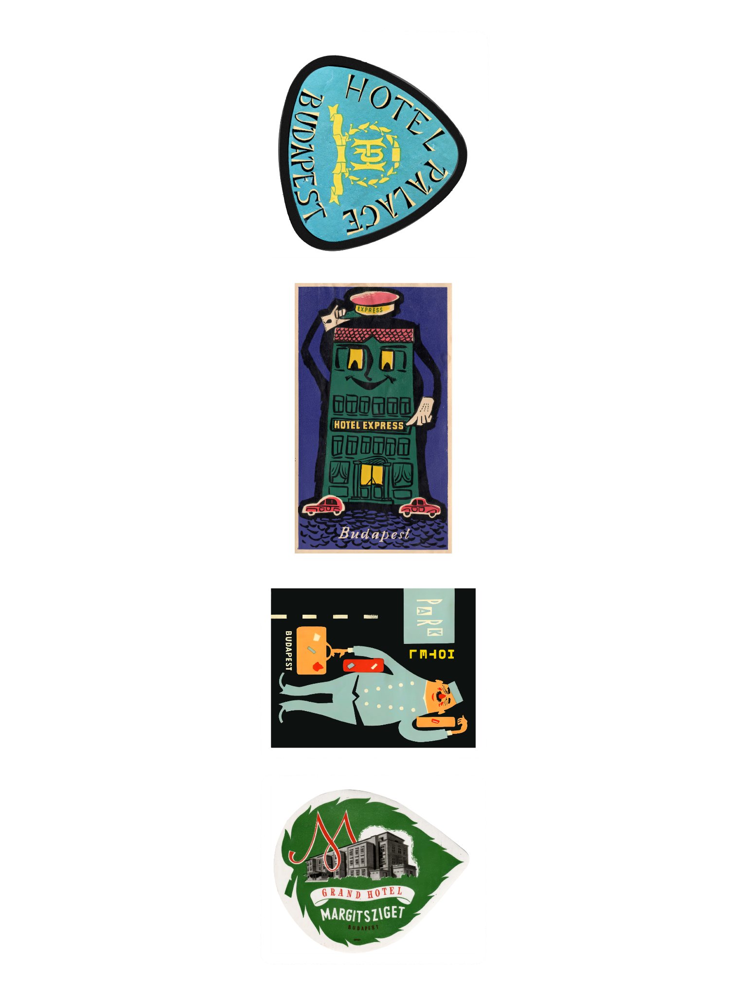 Budapest Hotel Stickers-Set 1 product image (3)