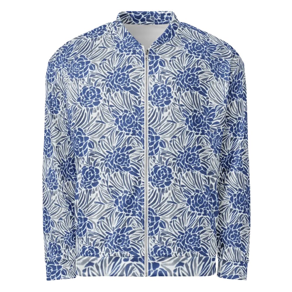 Blue Roses Bomber Jacket product image (1)