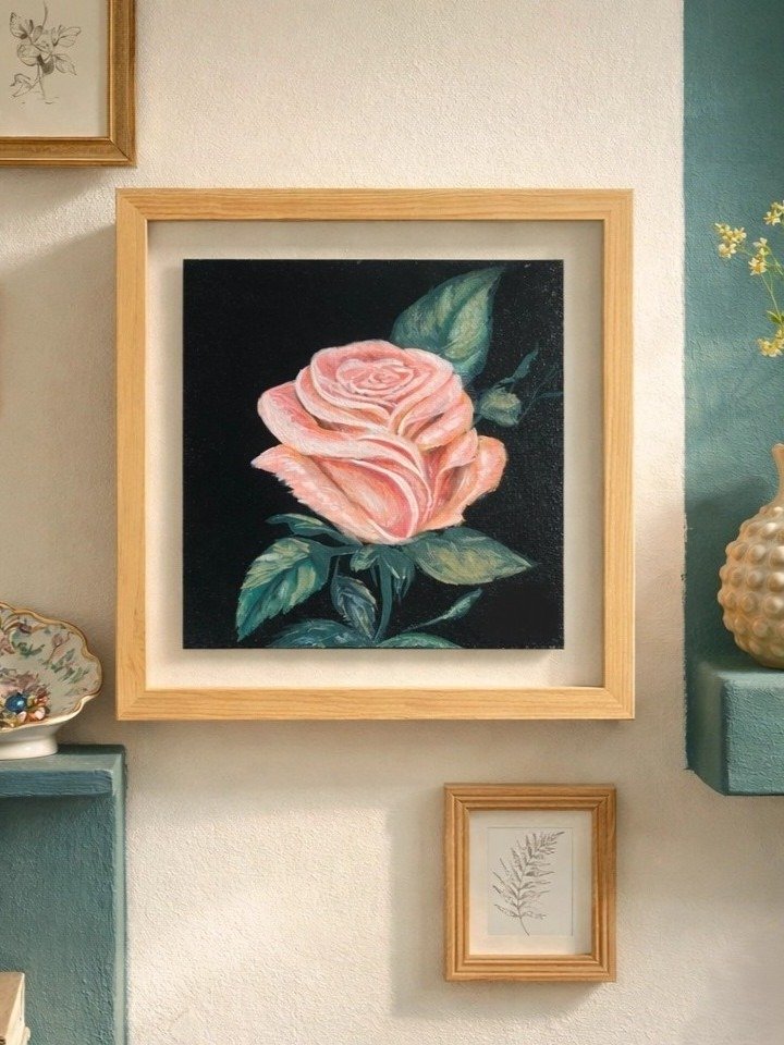 The Enchanting Rose | Original Acrylic on Canvas Board product image (1)