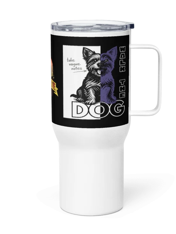 Walk the Dog True Crime Travel Mug product image (1)