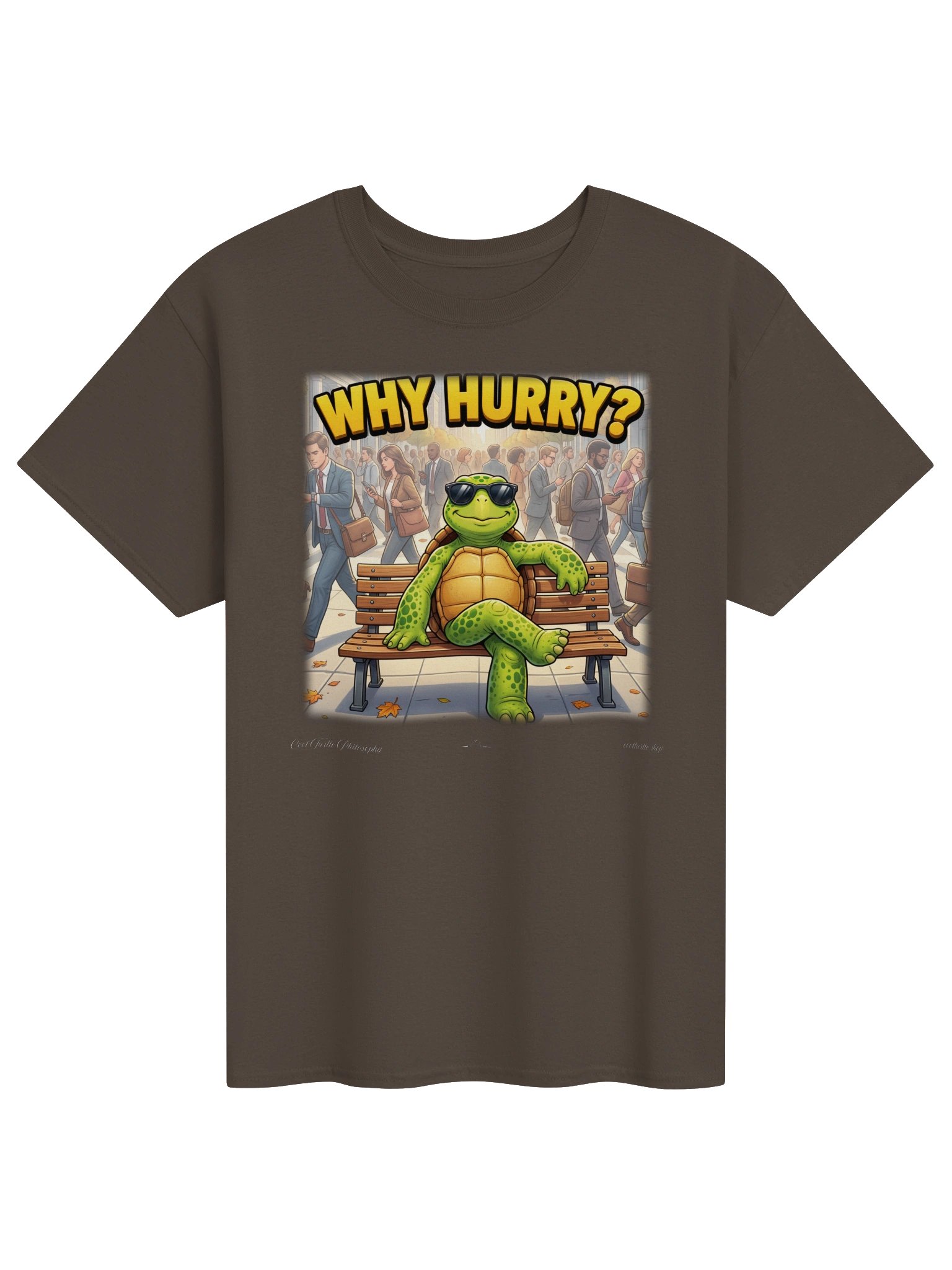 WHY HURRY? — Gildan 5000 Heavyweight T-Shirt product image (5)