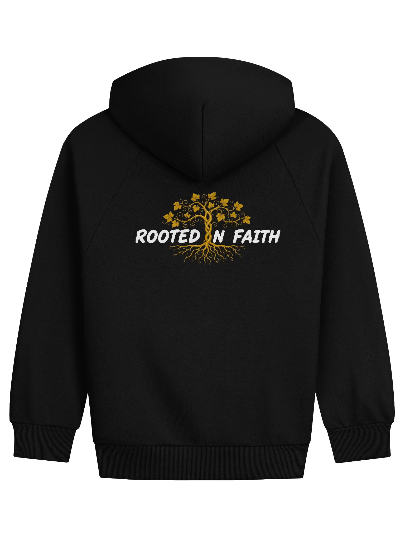 Rooted in Faith — Vine Tree Heavyweight Hoodie product image (2)