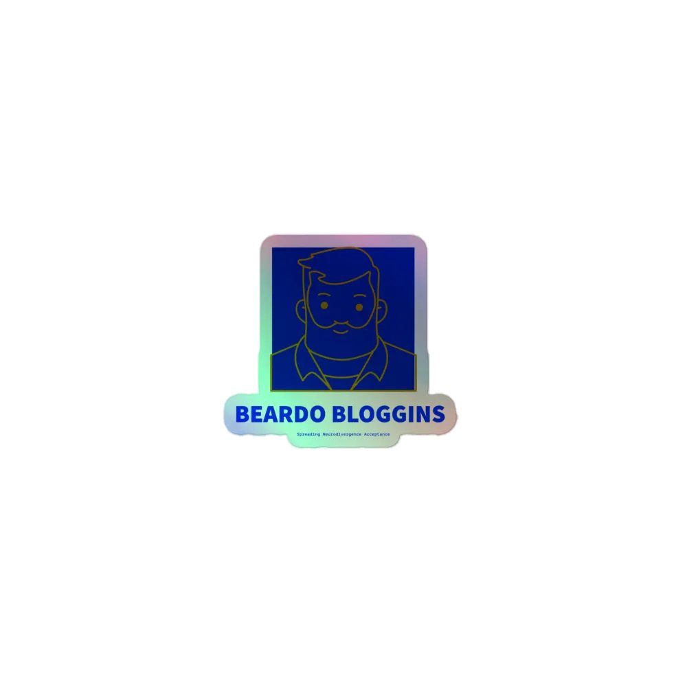 Beardo Bloggins Holographic Sticker Set product image (1)
