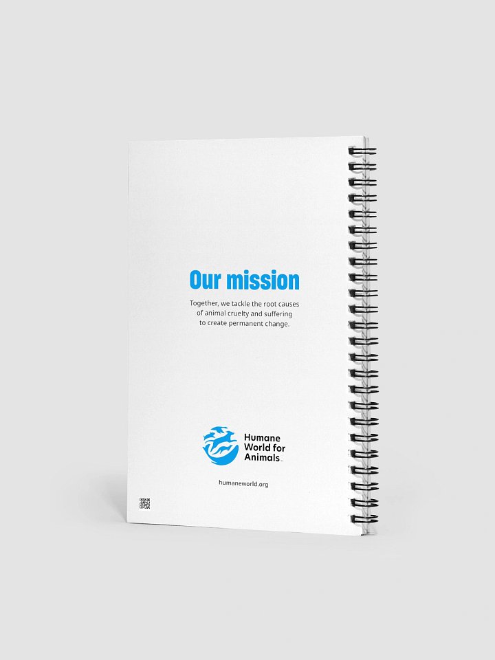 Together, we can end animal cruelty - Notebook product image (2)