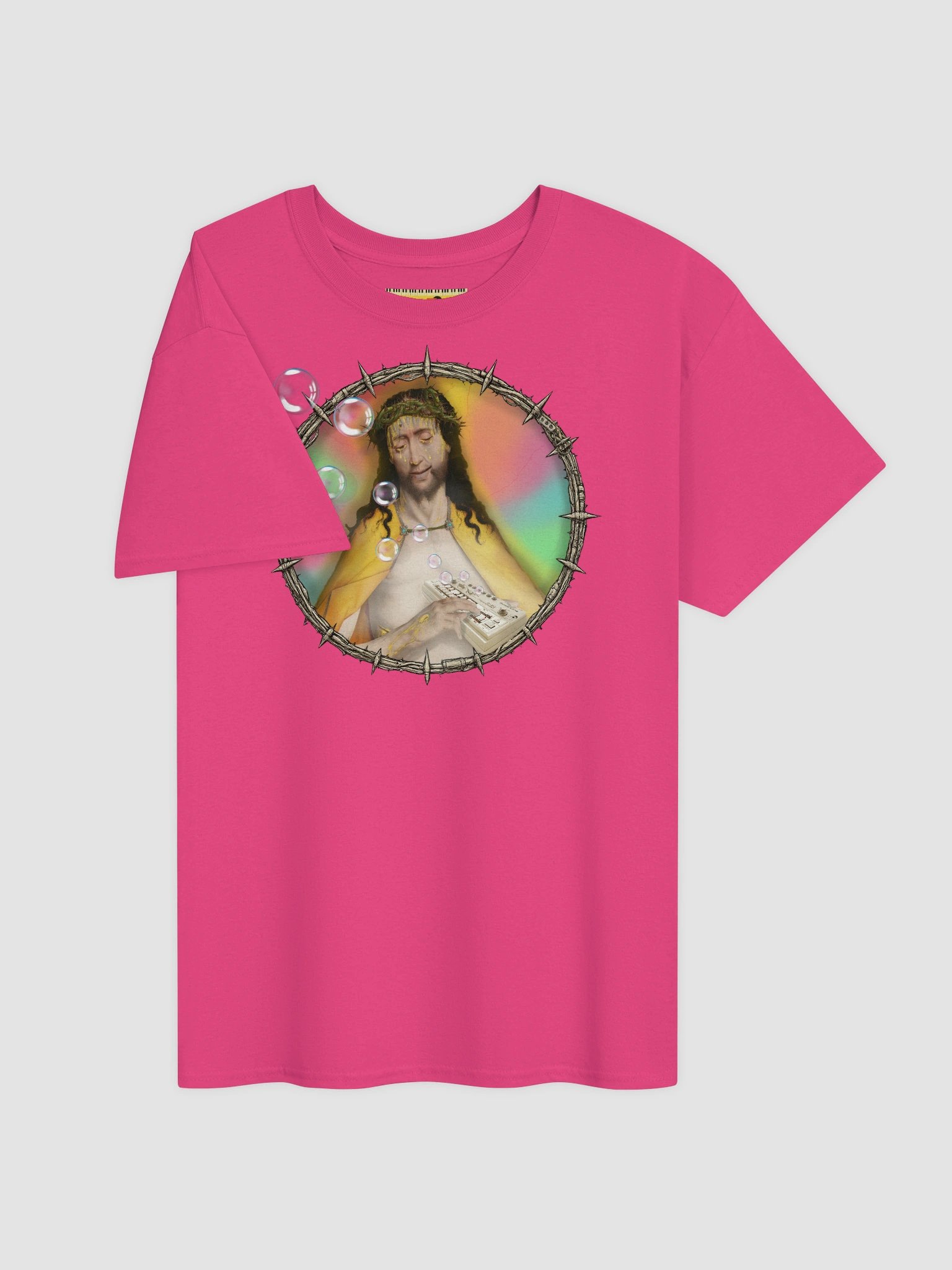 Holy Synthesis, by Frank Fonik (tb-3-0-3 tribute), Techno EDM, Unisex t-shirt product image (4)