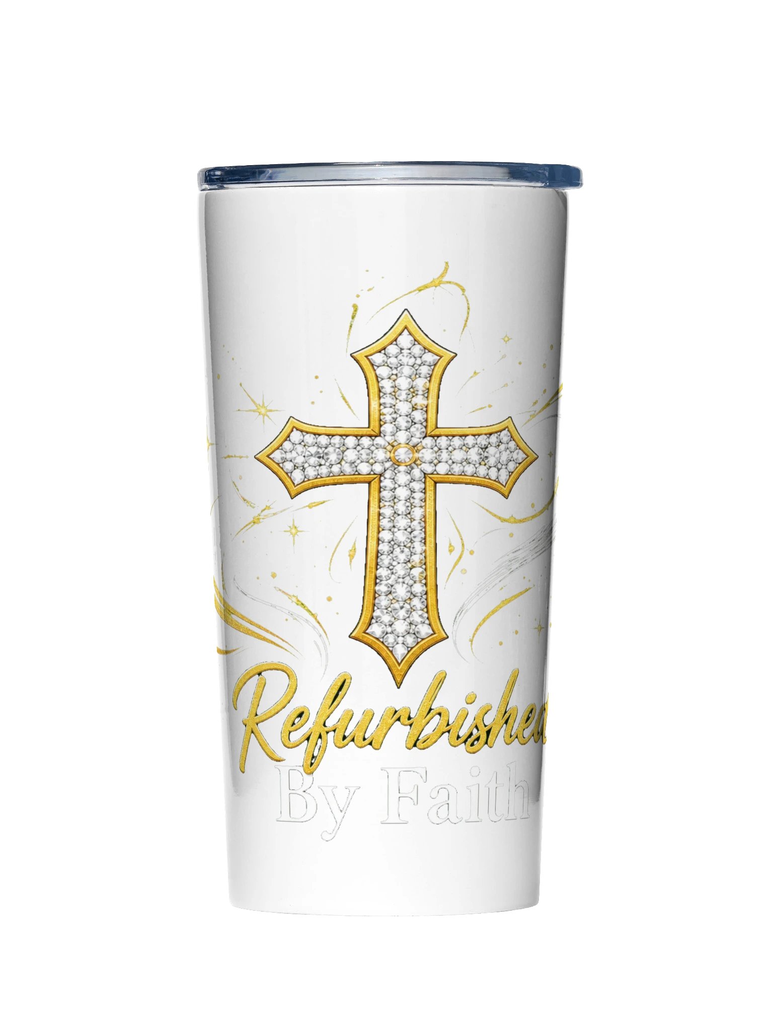 Gold Cross Tumbler product image (1)