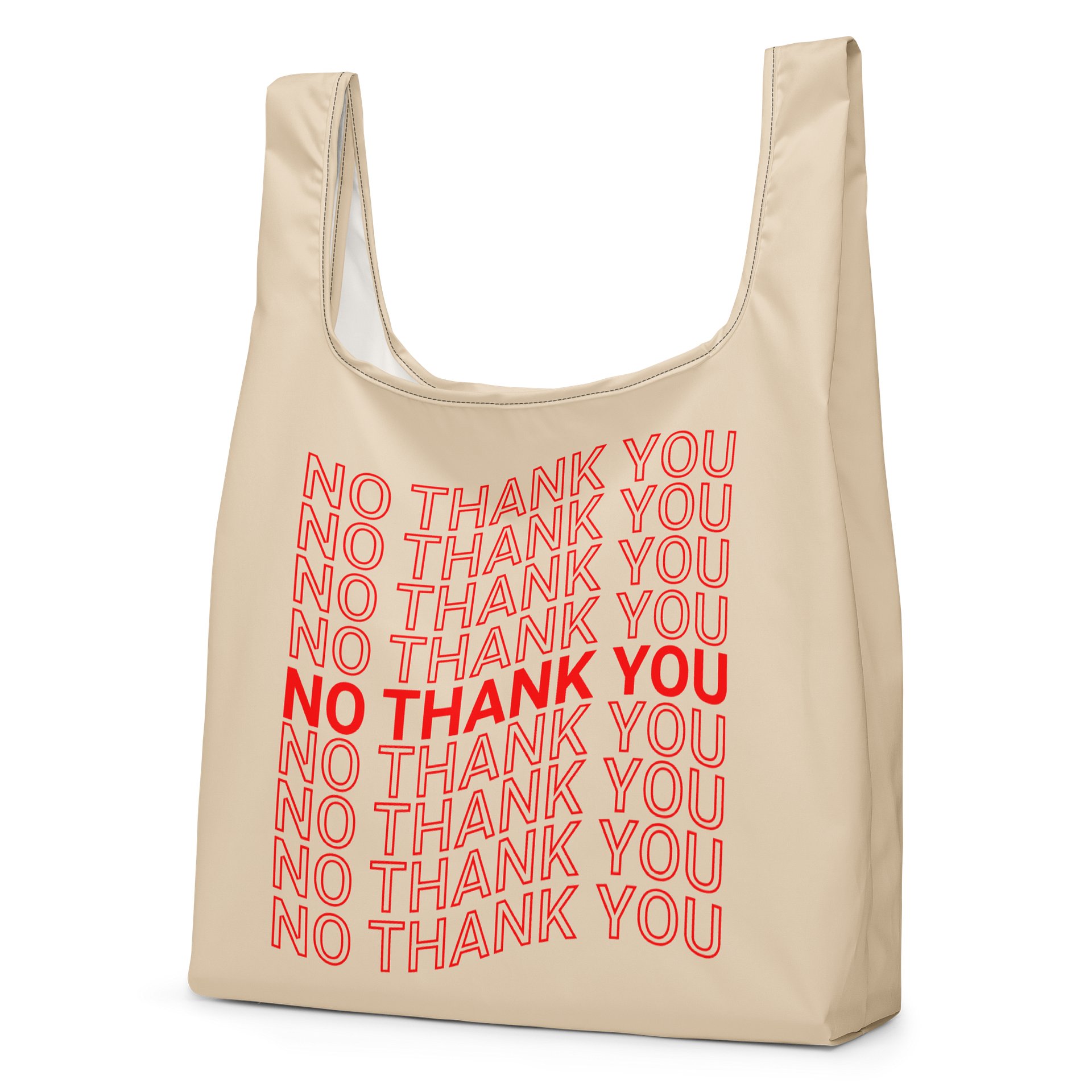 No Thank You Reusable Shopping Bag product image (2)