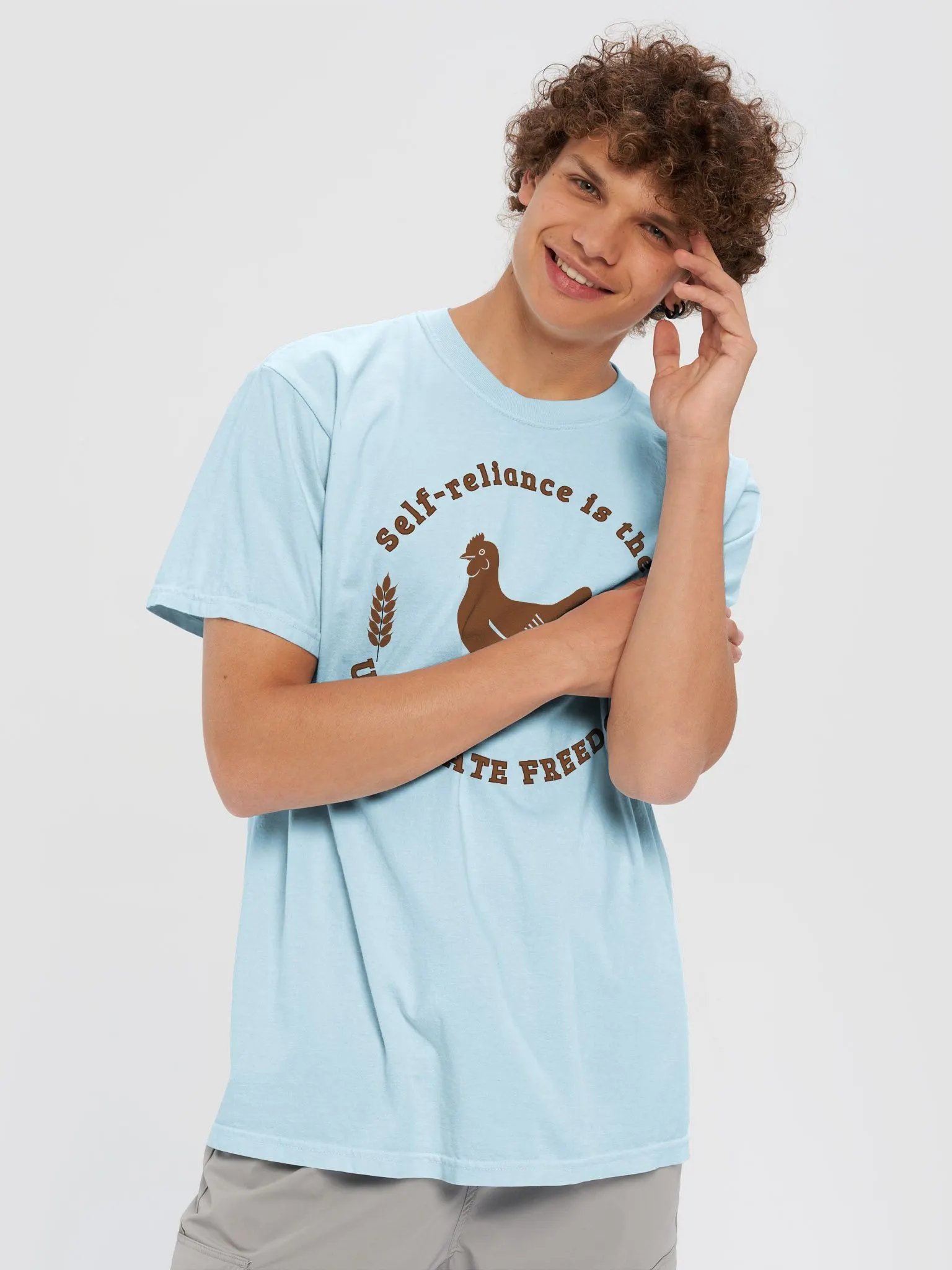 Self-Reliance Chicken Graphic Tee product image (5)