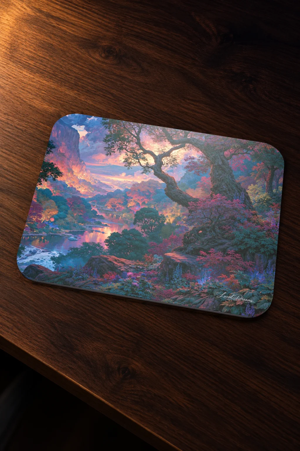 Twilight Valley of Trees Mousepad product image (8)