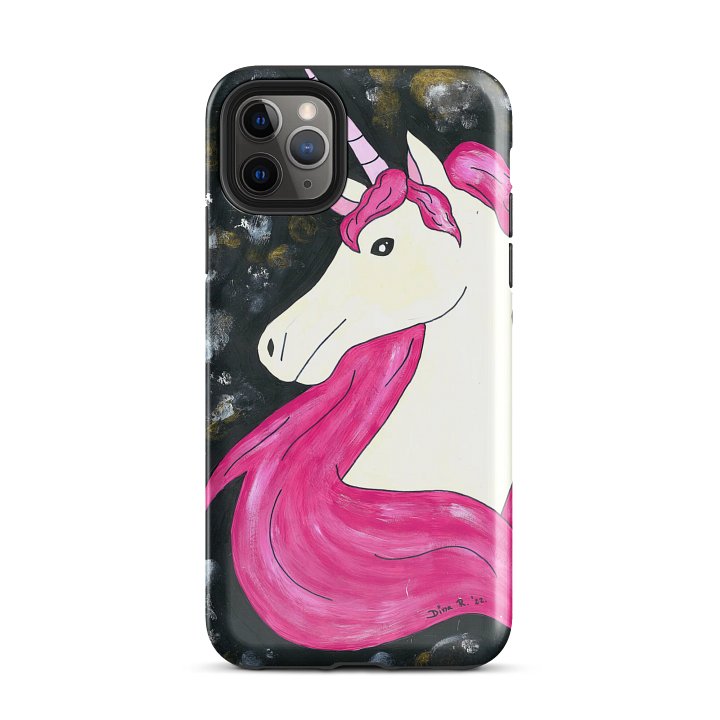 Unicorn (art by Dina R.) acrylic painting picture - Tough Case for iPhone product image (26)