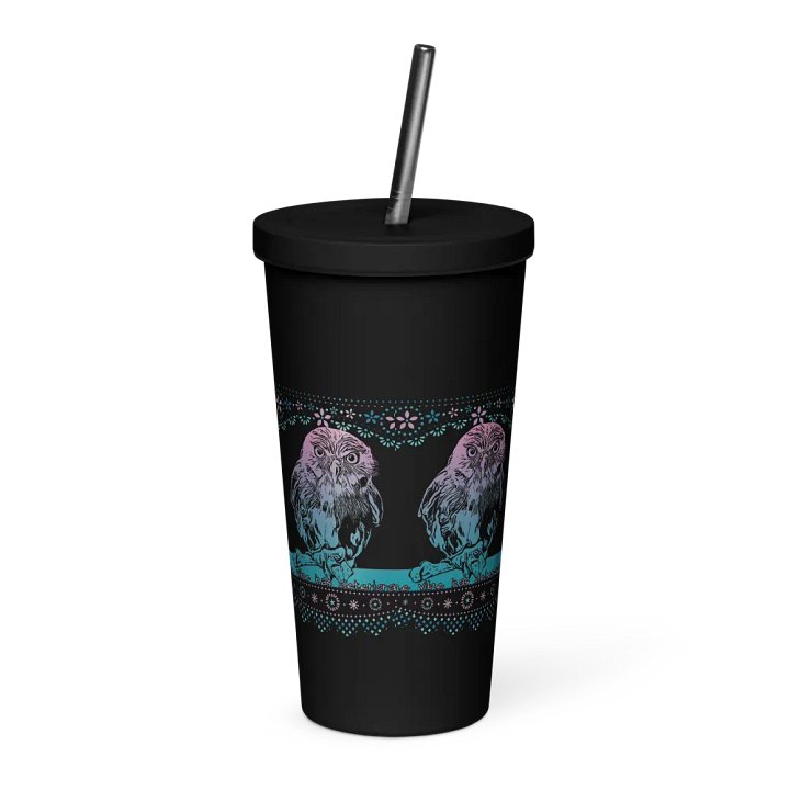 KC, The Vibe (owl), Black Tumbler product image (2)