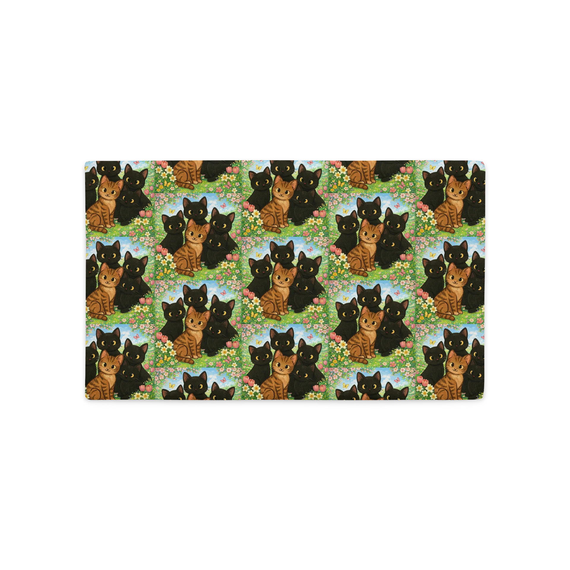 Cat Brigade Spring Premium Pillowcase product image (2)
