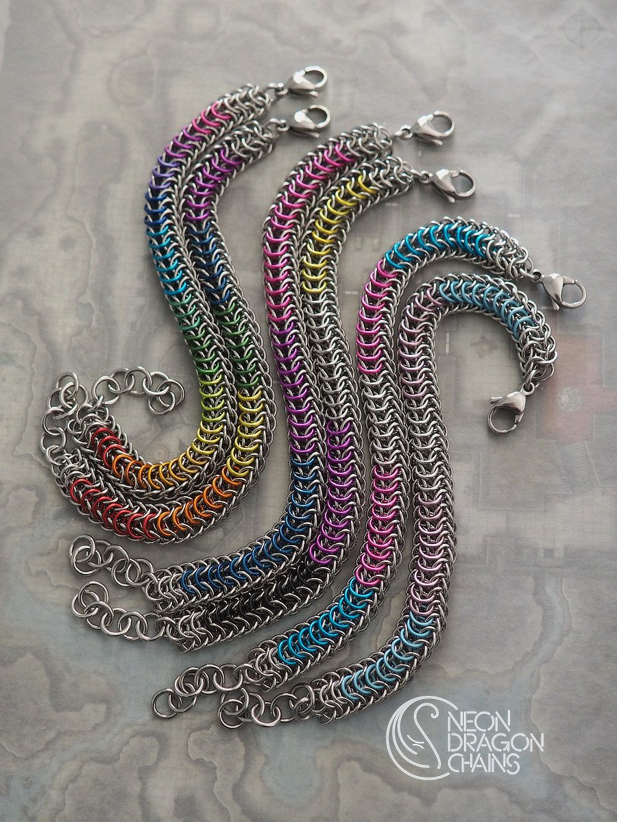 Helios Dragonscale Bracelet / Pride Flag Edition product image (1)