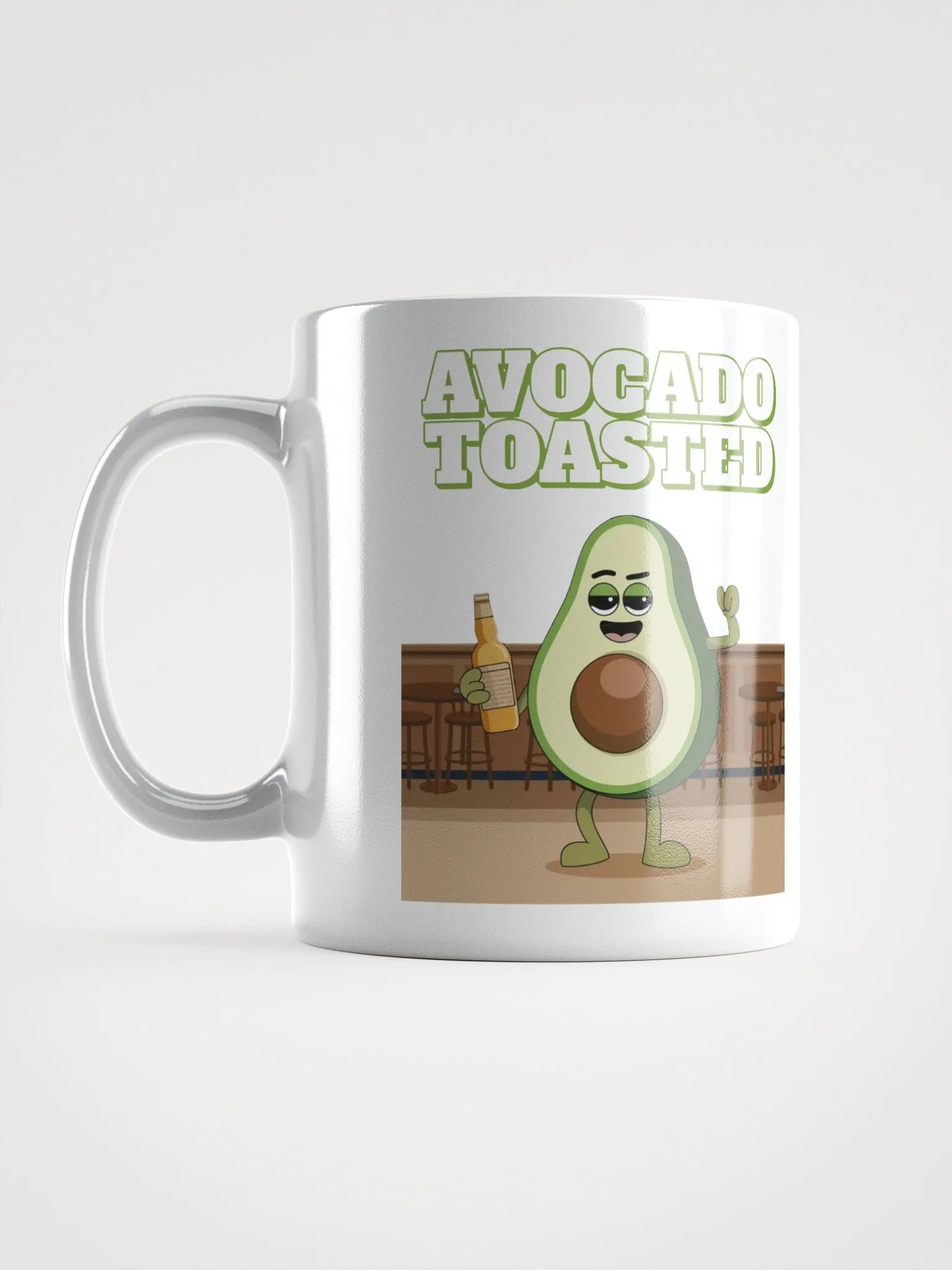 Avocado Toasted Funny White Mug product image (16)
