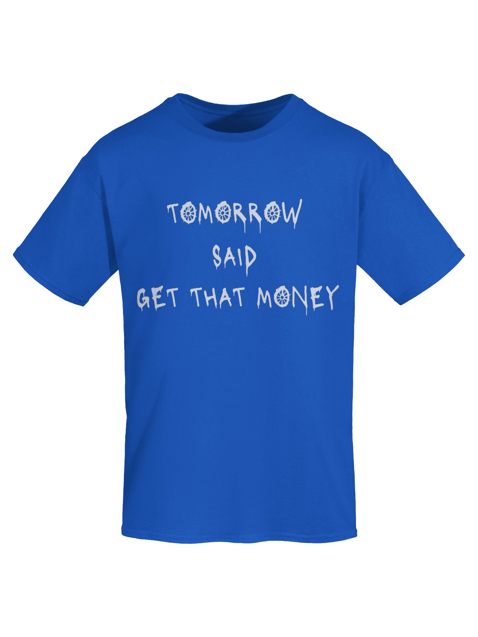 Tomorrow Said T-Shirt- Blue product image (7)