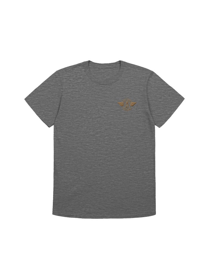 Left Seat Culture T-Shirt - Grey / Gold product image (1)
