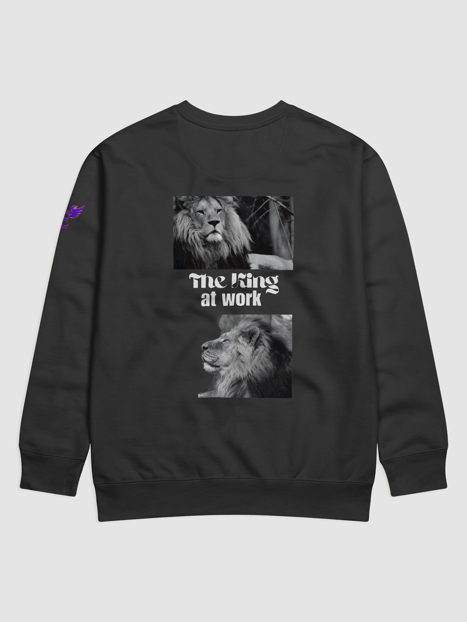 The king at work: Crew neck product image (4)