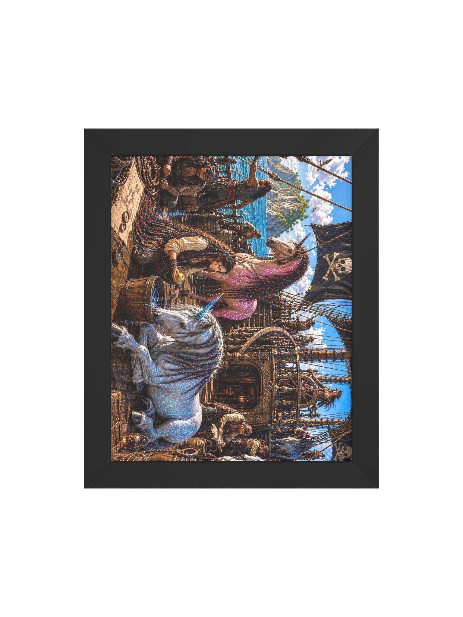 Pirate Unicorns - High Seas Framed Poster product image (10)
