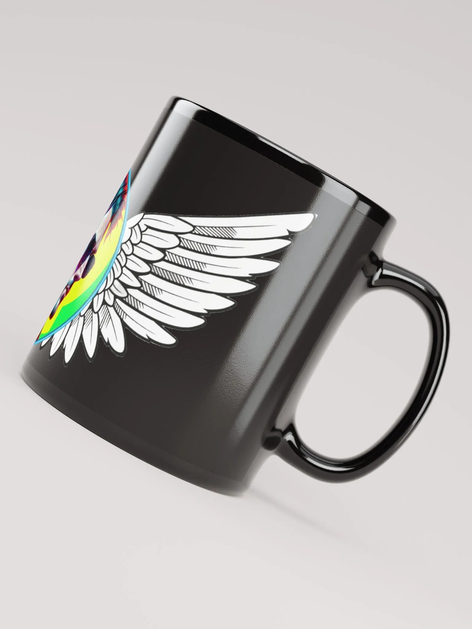 Black Angel Wing Mug product image (8)