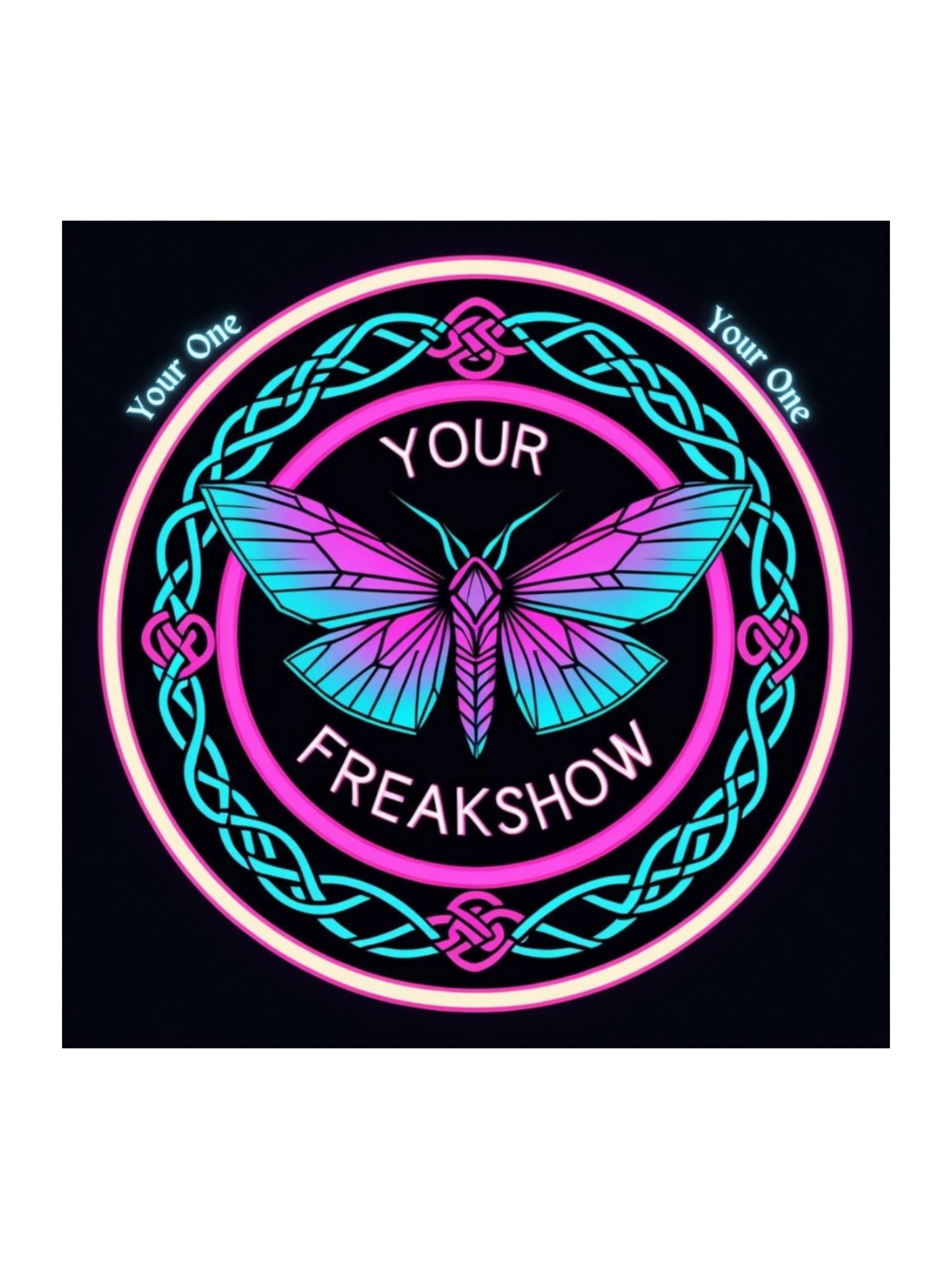 YourFreakshow The Celtic Moth Sticker! product image (1)