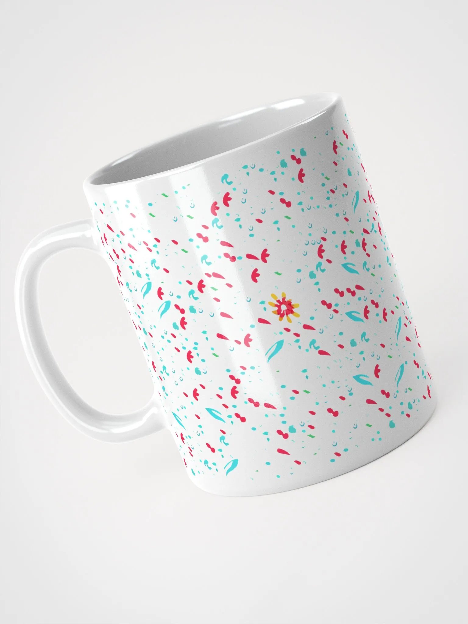 MORNING GECKO ENERGY Floral Mug product image (3)